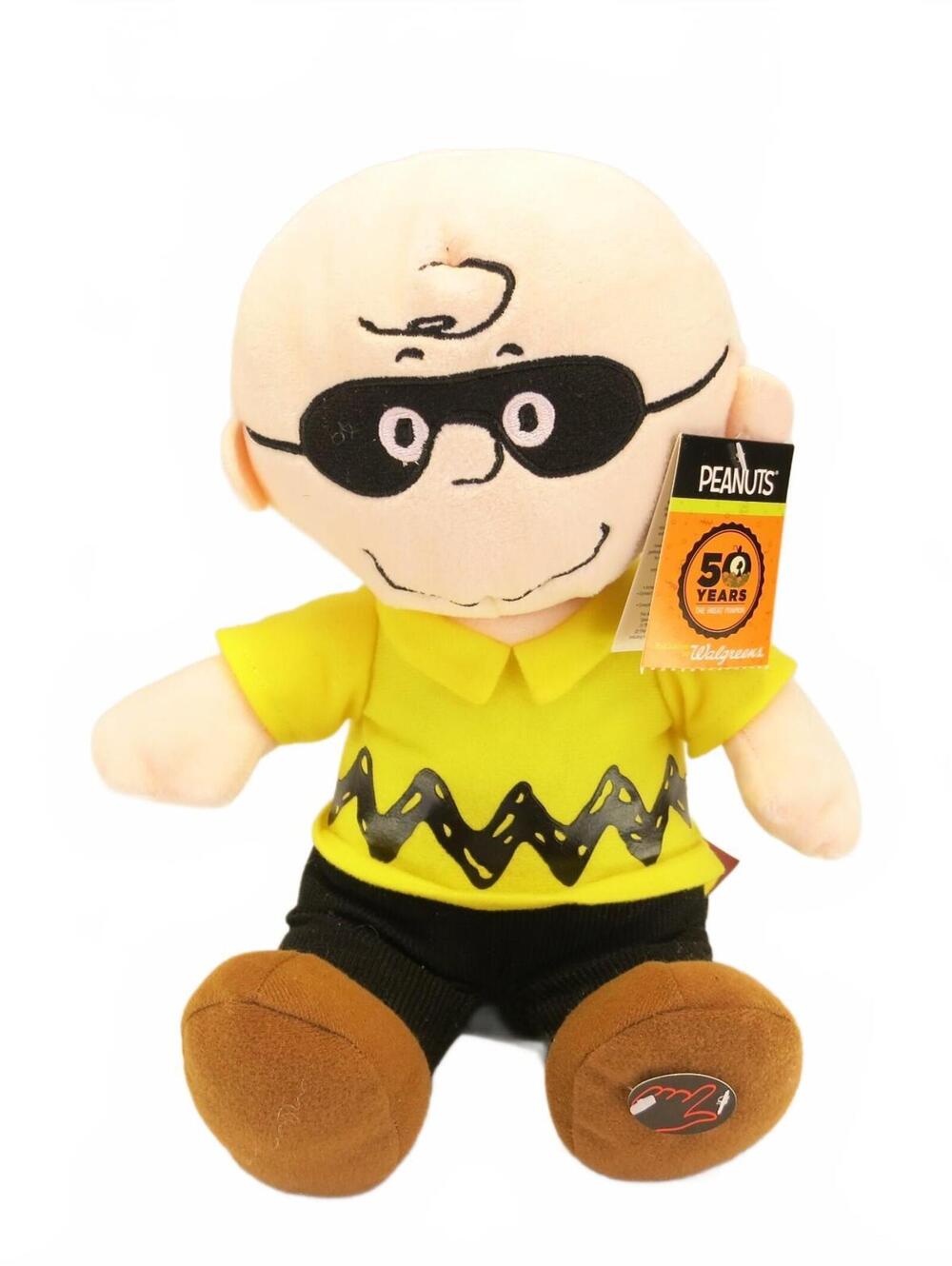 Peanuts 50 Years Walgreens Halloween Charlie Brown Musical Plush 10"
